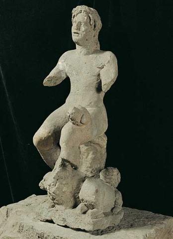 Statua di Orfeo tra gli animali