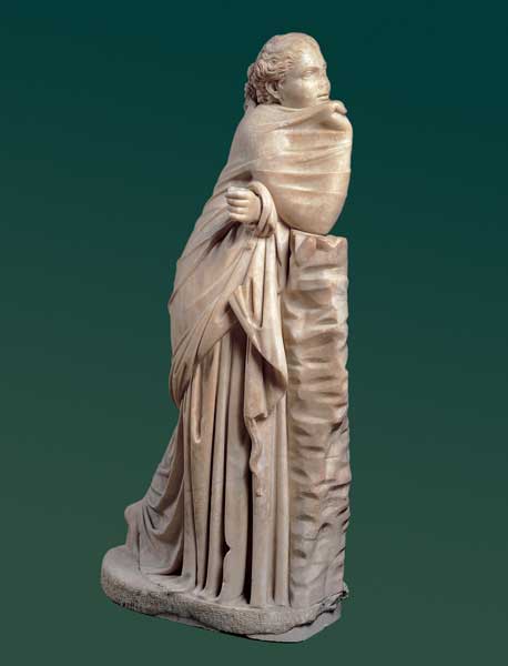 Statua di Musa: Polimnia