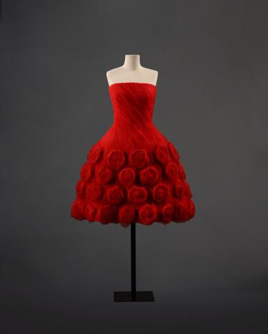 Valentino Abito Fiesta Haute Couture Primavera Estate 1959 mod.77. Etichetta: Valentino/Roma/100%seta Maison Valentino, Roma